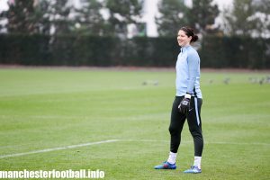 Manchester City Women's goalkeeper Marie Hourihan