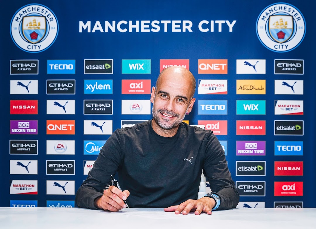 Pep Guardiola Signs New Deal To Stay At Manchester City Until 2023 ...