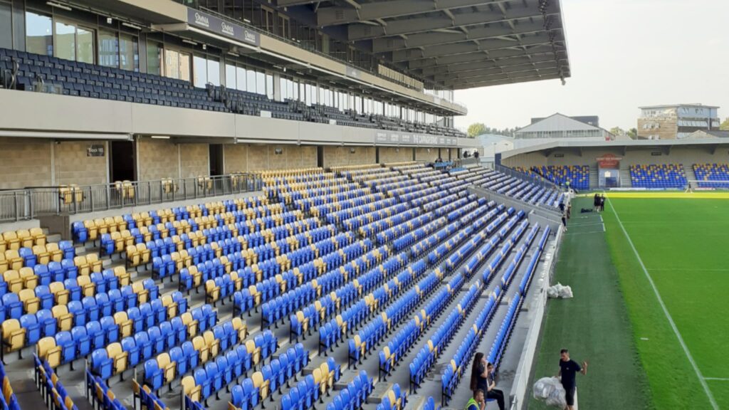 Cherry Red Records - Plough Lane Stadium - AFC Wimbledon - View of stand