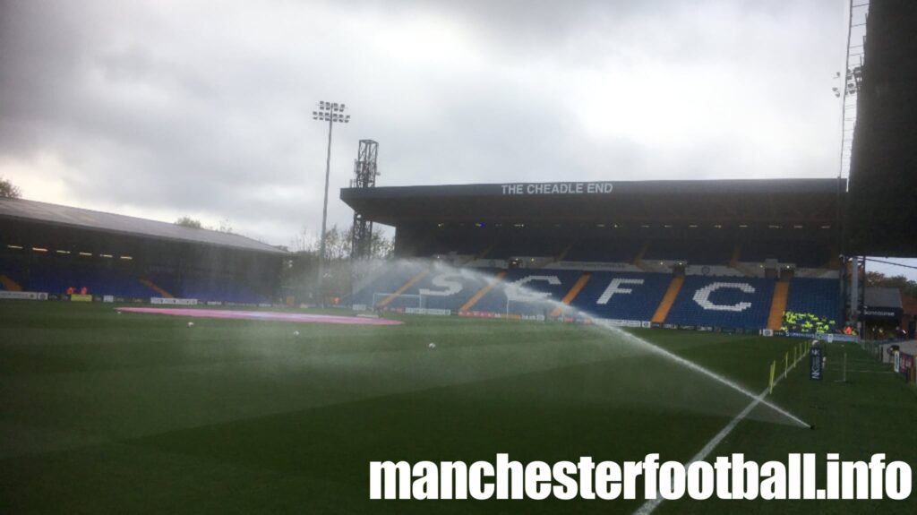 Stockport County vs Tranmere Rovers - The Cheadle End at Edgeley Park Stadium