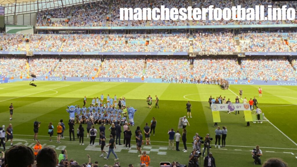 Manchester City vs West Ham - team photo - Sunday May 19 2024