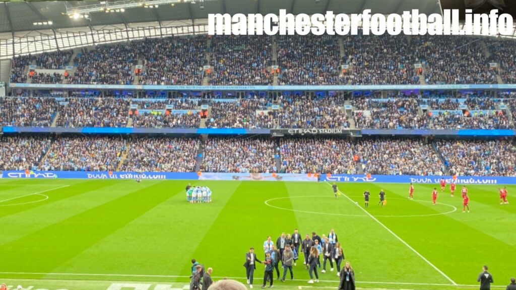 Manchester City vs Wolves - huddle - Saturday May 4 2024