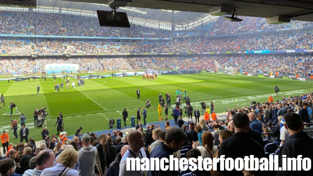 Manchester City vs Ipswich Town - away fams at the Etihad Stadium - Saturday August 24 2024