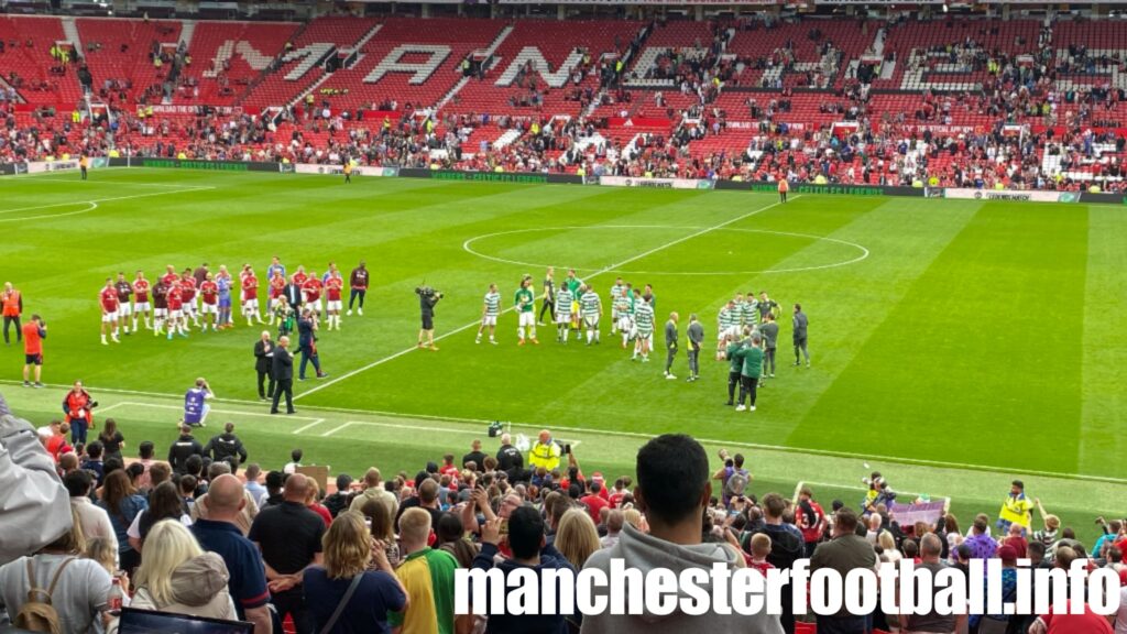 Celtic Legends lift the trophy after beating Manchester United Legends in penalty shootout - Saturday September 7 2024