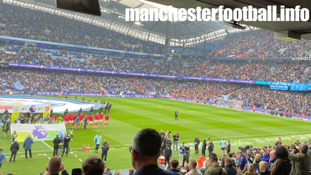 Man City vs Arsenal - away end - Sunday September 22 2024