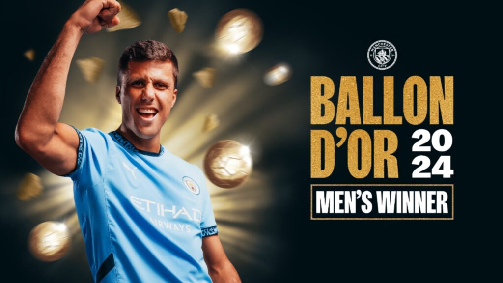 Rodri Ballon d'Or Winner 2024