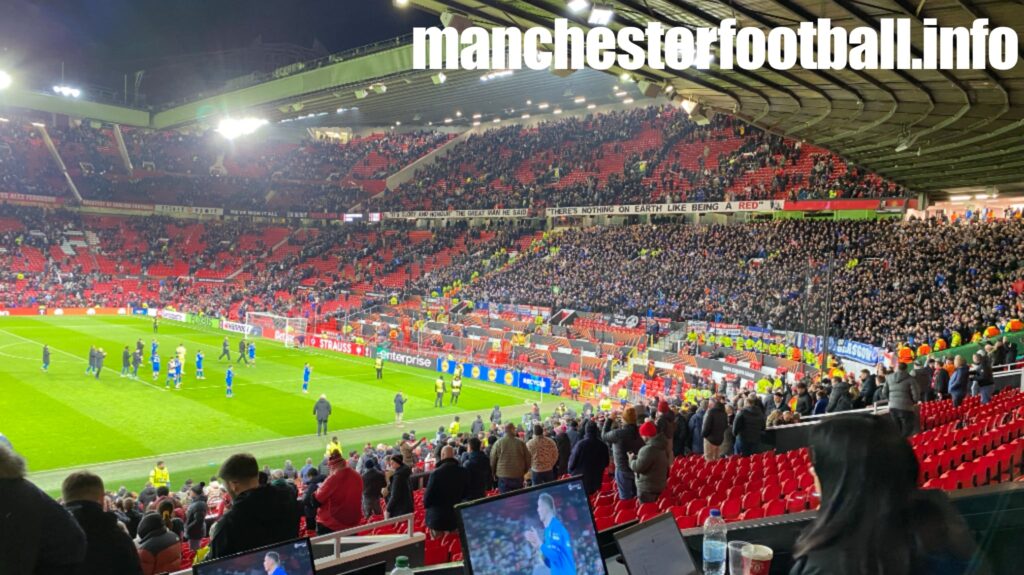 Manchester United vs Rangers - Rangers fans - Thursday January 23 2025