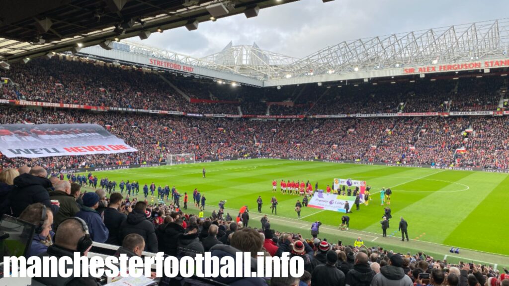 Manchester United vs Crystal Palace - We will never die TIFO - Sunday February 2 2025